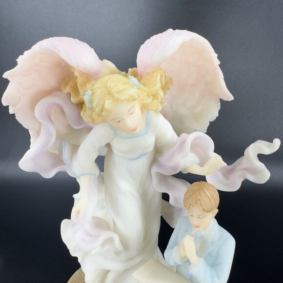 Seraphim Classics May God Bless You Communion Boy Figurine Roman 2000 Resin VTG - Picture 2 of 11